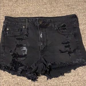 American Eagle Ripped High Rise Shorts!